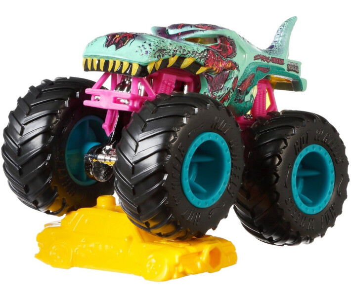 Фото - машинку, модель техники Базовая машинка Mattel Hot Wheels Monster Trucks Внедорожник (в асс.) (FYJ44)