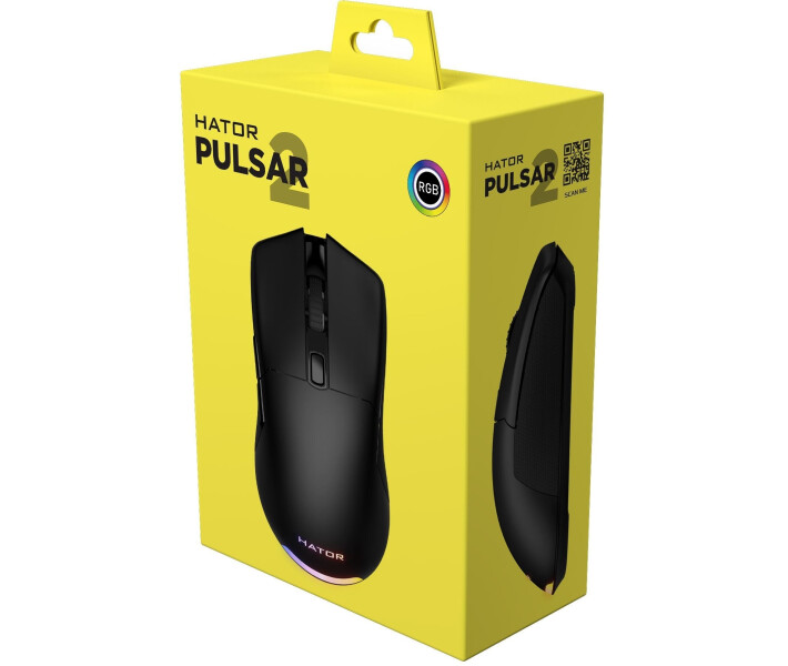 Фото - мышку для ноутбука Мышь игровая HATOR Pulsar 2 (HTM-510) black
