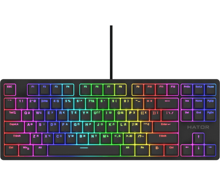 Фото - клавиатуру Клавиатура игровая HATOR Rockfall 2 Optica TKL black (HTK-730) black