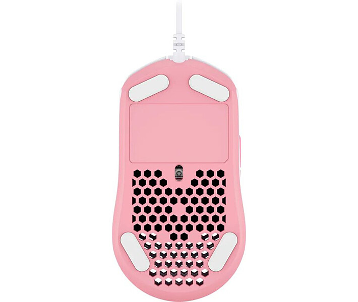 Фото - мышку для ноутбука Мышь игровая HyperX Pulsefire Haste White/Pink (4P5E4AA)