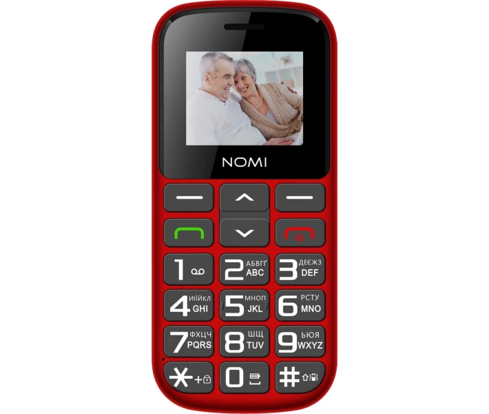 Фото - смартфон и мобильный телефон Мобильный телефон Nomi i1871 Red (красный)