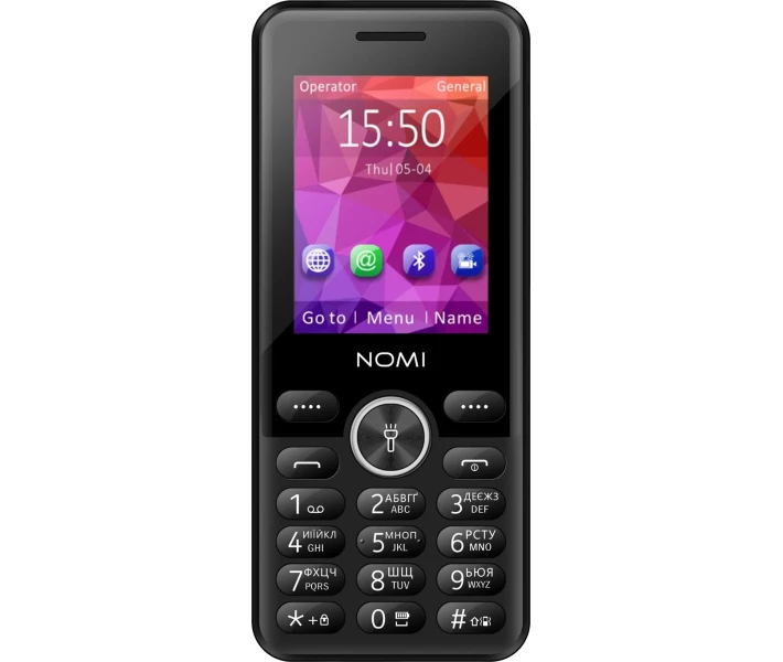 Фото - смартфон и мобильный телефон Мобильный телефон Nomi i2412 Black (черный)
