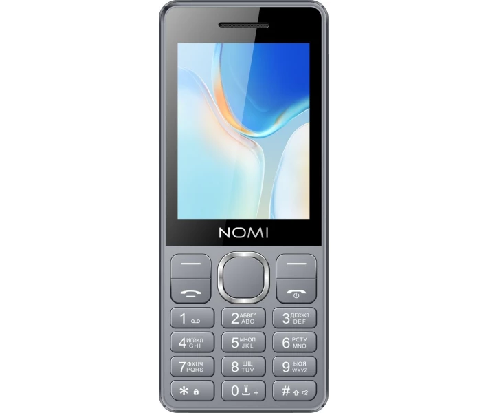 Фото - смартфон и мобильный телефон Мобильный телефон Nomi i2860 Grey (серый)