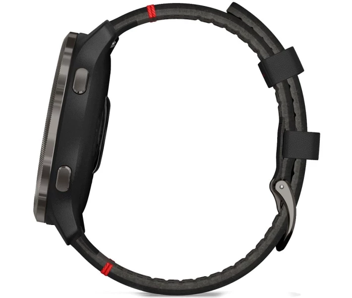 Фото - смарт-часы Смарт-часы Garmin Venu 2 Black with leather belt (010-02430-21)