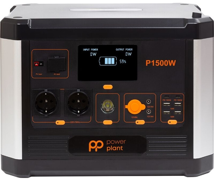 Фото - зарядную станцию Зарядная станция PowerPlant P1500W (PB930739)