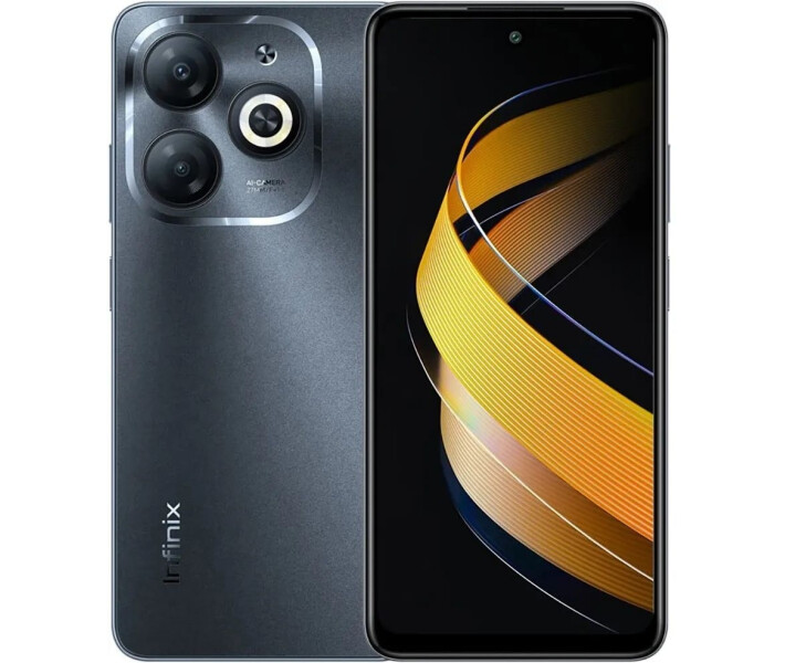 Фото - смартфон и мобильный телефон Infinix SMART 8 4/128 TIMBER BLACK (X6525)