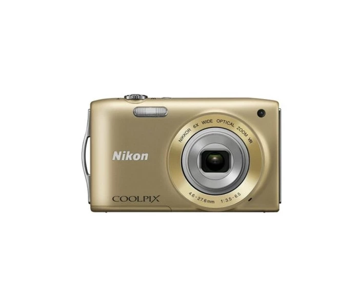 Фото - фотоаппарат Фотоаппарат Nikon Coolpix S3300 Gold