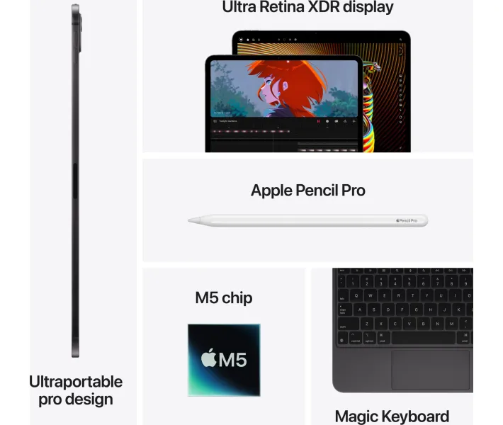 Планшет Apple iPad Pro 13 2025 (M5) Wi‑Fi 256GB with standard