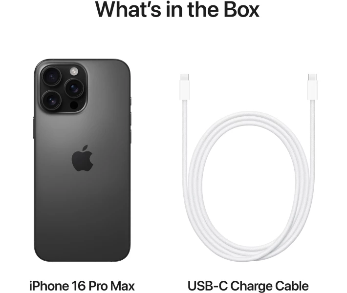 Терминал iPhone 16 Pro Max 256GB Black Titanium (MYWV3) скоро в