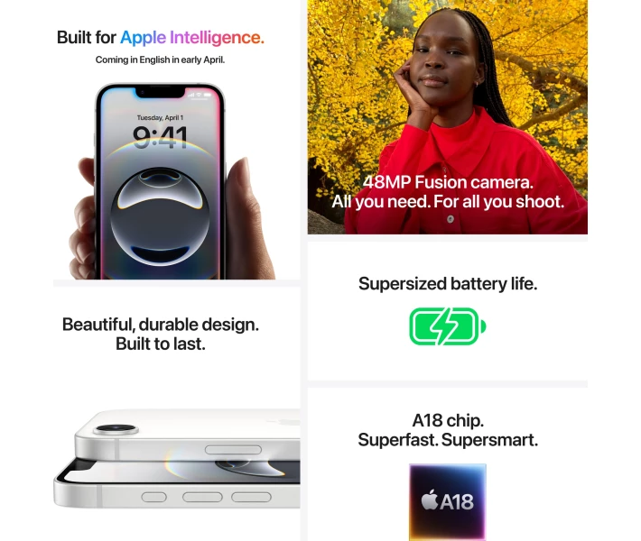 Фото - смартфон и мобильный телефон Apple iPhone 16e 128GB Black