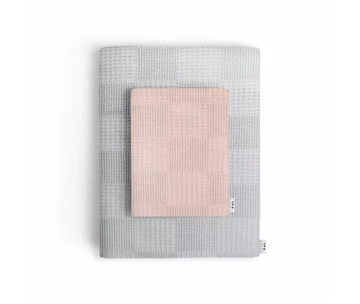 Фото - полотенца Набор полотенец CUBE GREY/ROSE