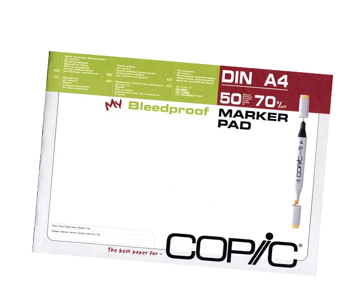 Фото - скетчбук и бумагу для рисования Copic блокнот для маркеров Alcohol Marker Pad 70 г/м2, A4 (50 листов) (25001)