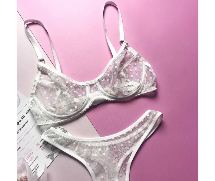 Фото - женское эротическое белье Соблазнительное белье Kari Shop Easy Erotic Белый 70A/M/M (111LS-13T-wh-20)