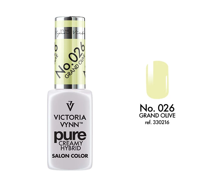 Фото - гель-лак для ногтей Крем-гель Victoria Vynn Pure Creamy Hybrid 026 Grand Olive 8 мл (330216)