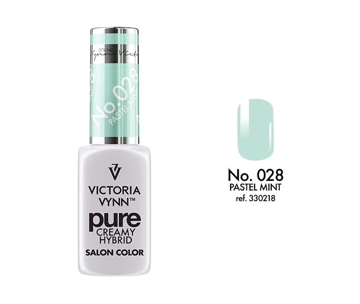 Фото - гель-лак для ногтей Крем-гель Victoria Vynn Pure Creamy Hybrid 028 Pastel Mint 8 мл (330218)