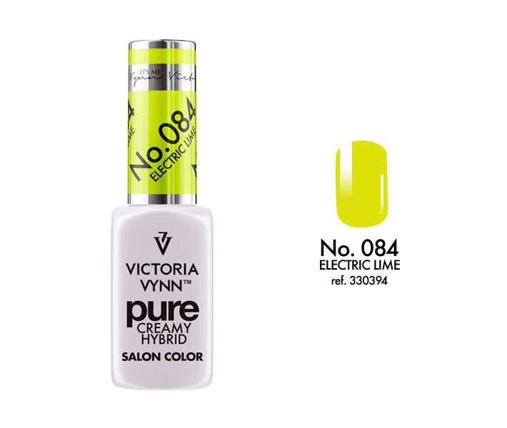 Фото - гель-лак для ногтей Крем-гель Victoria Vynn Pure Creamy Hybrid 084 Electric Lime 8 мл (330394)