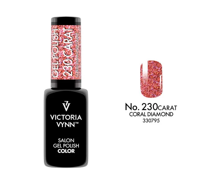 Фото - гель-лак для ногтей Гель-лак Victoria Vynn Коралловый Карат Gel Polish Carat Coral Diamond 230 8 мл (330795)