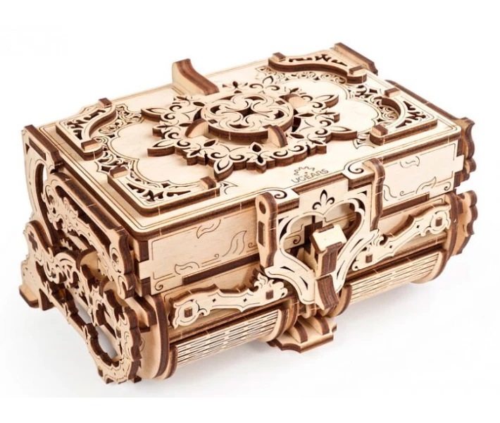 Фото - пазл Механический 3D Пазл Ukrainian Gears Антикварная шкатулка (70089)