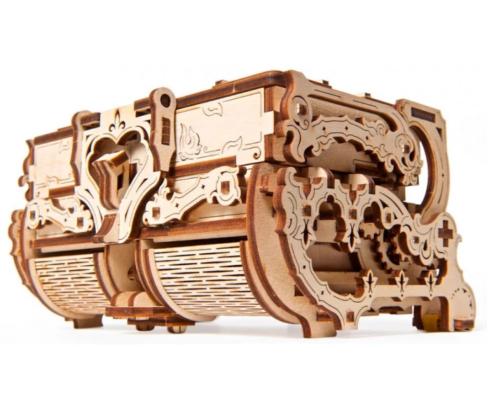 Фото - пазл Механический 3D Пазл Ukrainian Gears Антикварная шкатулка (70089)