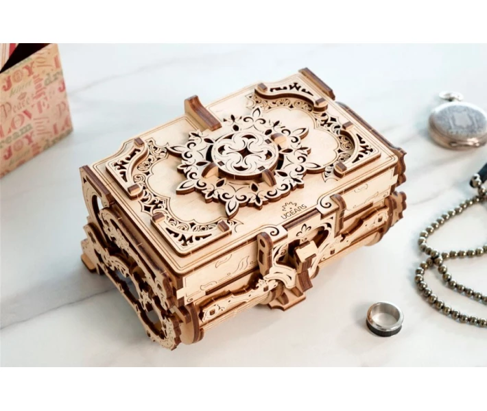 Фото - пазл Механический 3D Пазл Ukrainian Gears Антикварная шкатулка (70089)