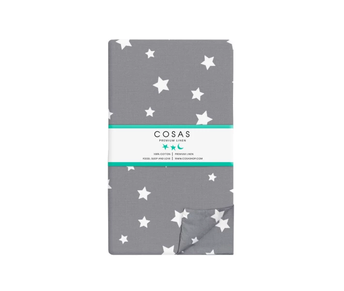 Фото - пододеяльник Пододеяльник полуторный STARS WHITE GREY