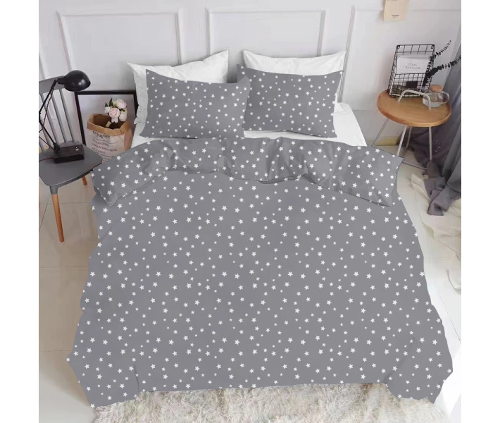 Фото - пододеяльник Пододеяльник полуторный STARS WHITE GREY