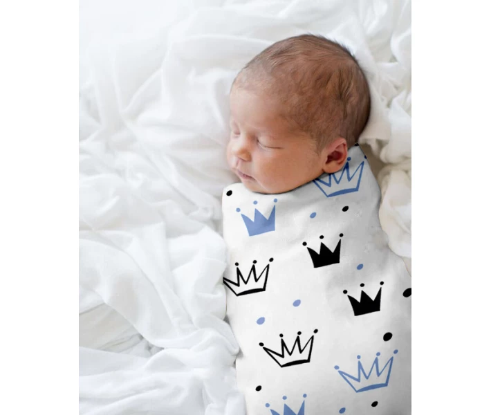 Фото - пеленку для малышей Набор пеленок бязь CROWN BLUE WHITE