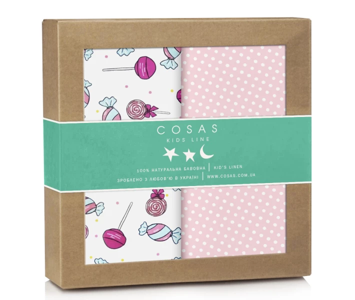 Фото - пеленку для малышей Набор пеленок бязь LOLLIPOPS DOTS ROSE