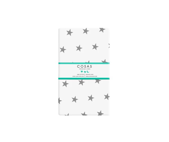 Фото - комплект постельного белья Комплект семейного постельного белья GREY STAR DROP MINT