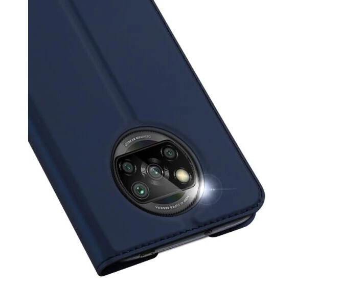 Фото -  Чехол-книжка DUX DUCIS Skin Pro для Xiaomi Poco X3 - Dark Blue