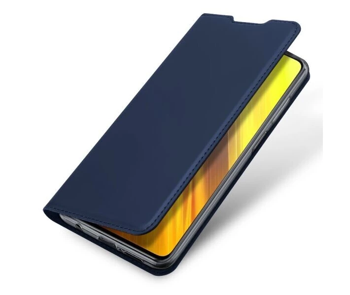 Фото -  Чехол-книжка DUX DUCIS Skin Pro для Xiaomi Poco X3 - Dark Blue