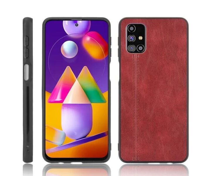Фото -  Защитный чехол UniCase Leather Series для Samsung Galaxy M31s (M317) - Red