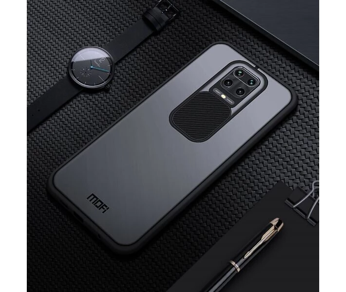 Фото -  Защитный чехол MOFI Slide Shield Series для Xiaomi Redmi Note 9 Pro / Note 9 Pro Max / Note 9s - Black