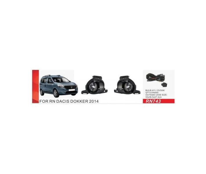 Фото - автофару Фары доп. модель Renault Dockker 2014 / RN-743W / eл.проводка