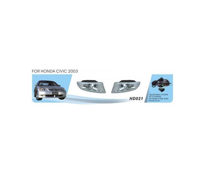 Фото - автофару Фары доп. модель Honda Civic / 2003 / HD-021 / 9006-12V55W / эл.проводку