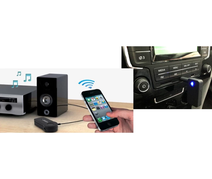 Фото - FM трансмиттер Bluetooth AUX MP3 WAV авто адаптер ресивер магнитолы