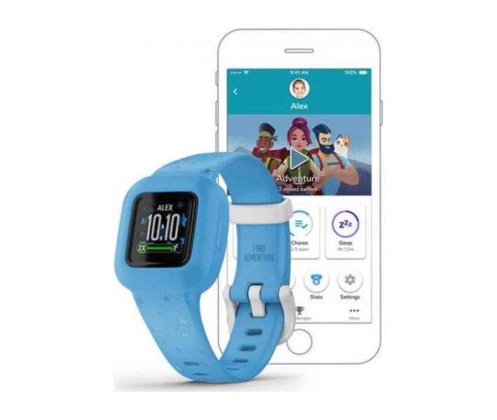 Фото - смарт-часы Смарт-часы Garmin Vivofit Jr 3 Blue Stars (010-02441-02)