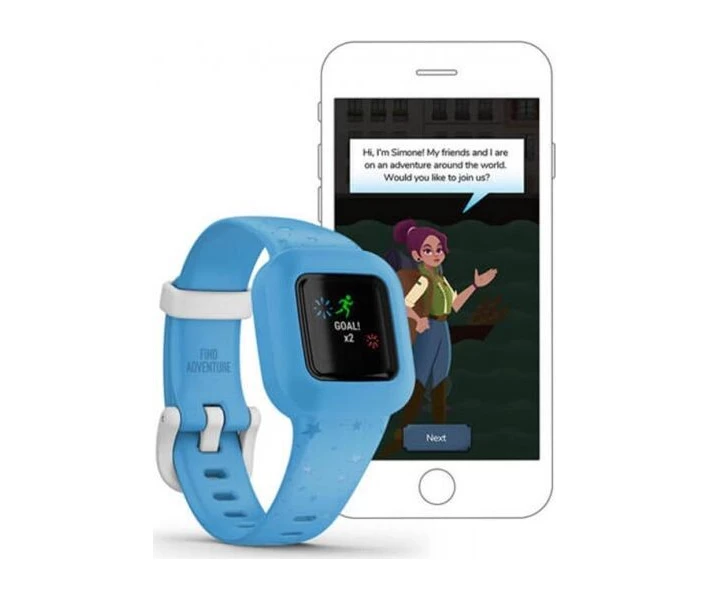 Фото - смарт-часы Смарт-часы Garmin Vivofit Jr 3 Blue Stars (010-02441-02)