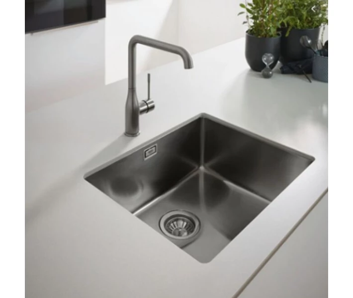 Фото - кухонную мойку Кухонная мойка прямоугольная врезная Grohe EX Sink K700 Undermount 31574AL0 Темно-серый Нержавеющая сталь
