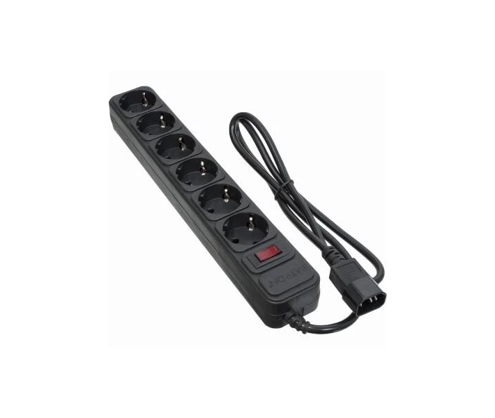 Фото - сетевой фильтр Сетевой фильтр питания PATRON 1 m3*1mm2 (SP-1063U) 6 розеток BLACK (EXT-PN-SP-1063U)