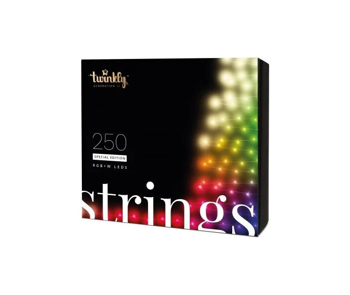 Фото - гирлянду Гирлянда Twinkly Smart LED Strings RGBW 250, BT + WiFi, Gen II, IP44, кабель (TWS250SPP-BEU)