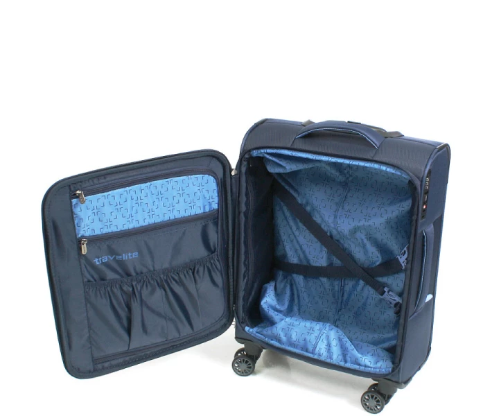 Фото - чемодан на колесах Чемодан на 4 колесах Travelite Capri S 089847 синий