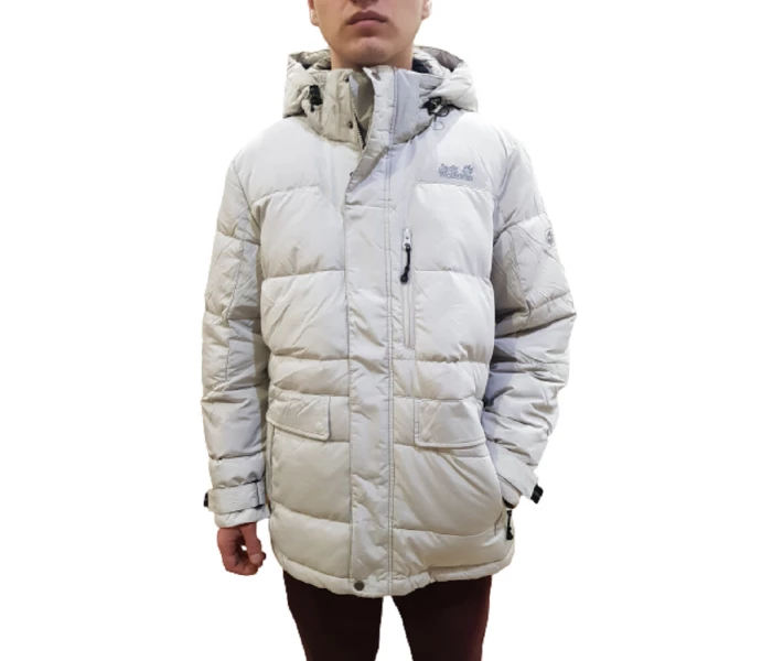 Фото - мужской пуховик Мужской пуховик JACK WOLFSKIN DOWNSHELL PARKA MEN JW1105571 beige XXXL