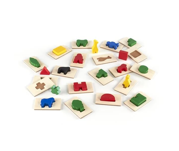 Фото - пазл Пазл-сортер Guidecraft Manipulatives Формы и фигуры в мешочке (G5060)