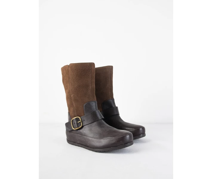 Фото - женский сапог Кожаные сапоги FitFlop dune 42 (7280442) Коричневый
