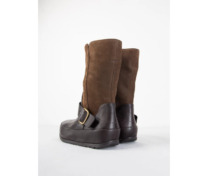 Фото - женский сапог Кожаные сапоги FitFlop dune 42 (7280442) Коричневый