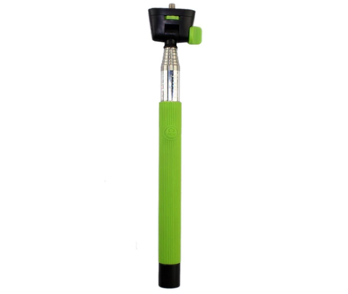 Фото - монопод для селфи Держатель выдвижной для selfie Monopod Z07-5S Green + кнопка через 3,5" (22017)