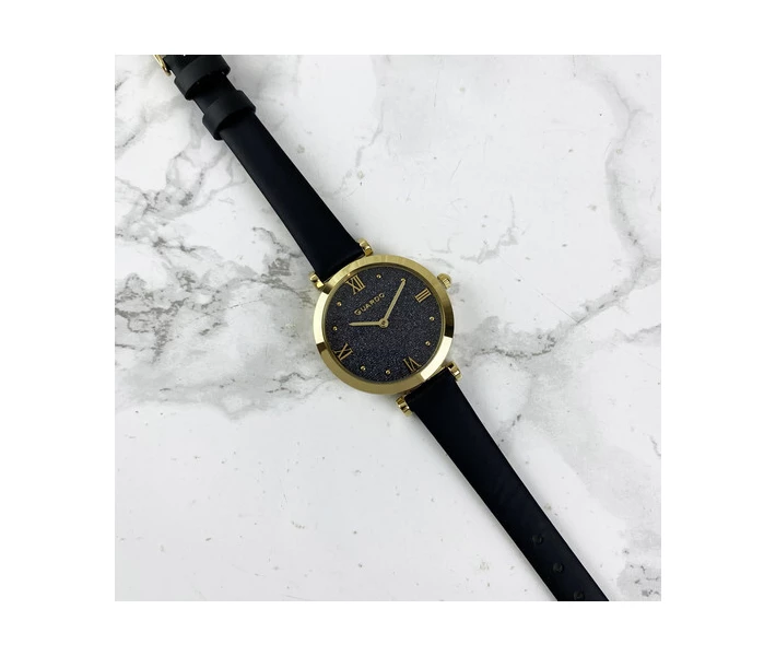 Фото - наручные часы Женские часы Guardo 12333-3 Black-Gold