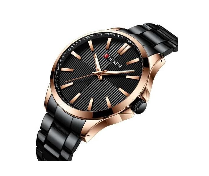 Фото - наручные часы Мужские часы Curren 8322 Cuprum-Black
