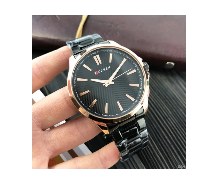 Фото - наручные часы Мужские часы Curren 8322 Cuprum-Black